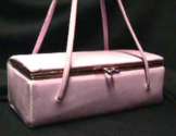 Pink Vinyl 50's Vanity Purse