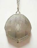 Vanity Case/Compact for Chatelaine or Wrist