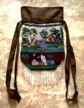 Scenic Beaded Purse