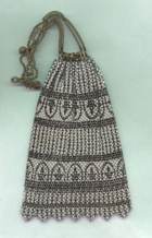 RARE! Drawstring Enamel Mesh Purse!