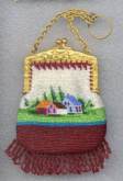 Child's Scenic Beaded Purse