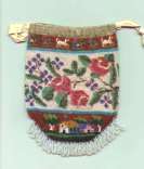 Floral Beaded Purse