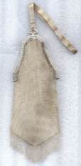 Whiting and Davis Silver Mesh Dance Purse
