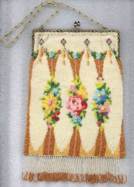 Art Deco Floral Beaded Purse