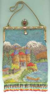 Scenic Beaded Purse
