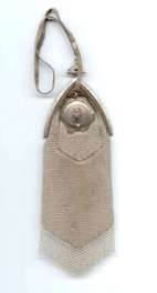 Whiting and Davis Sterling Silver Double Mesh Purse