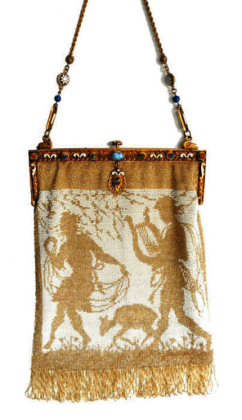 Figural Beaded Purse