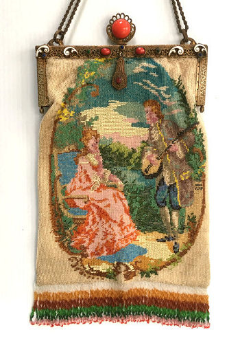 Figural Beaded Purse