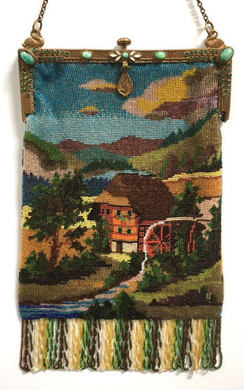 Scenic Beaded Purse