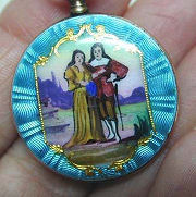 Figural Pendant Watch