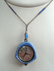 Bucherer Enamel Guilloche Watch