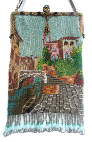 Scenic Beaded Purse
