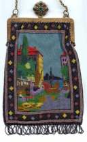 Scenic Beaded Purse