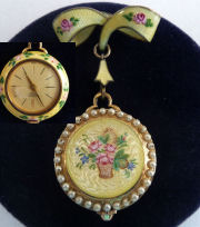 Enamel Guilloche Watch
