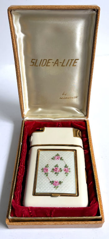 Marathon Compact/Cigarette Case/Lighter Combo