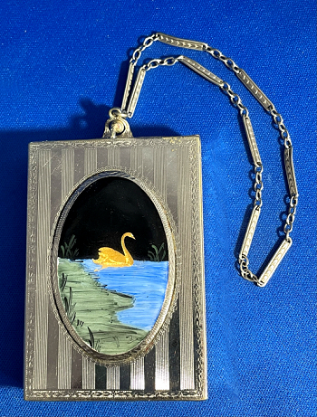 Enamel Guilloche Vanity Case