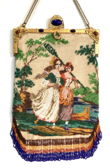 Butterfly Hunters Beaded Purse