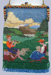 Figural Beaded Purse