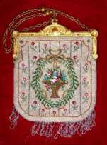 Floral Beaded Purse