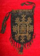 French Steel-Beaded Reticule