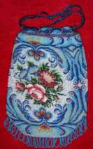 Floral Beaded Purse