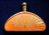Peach Enamel Guilloche Purse Perfume