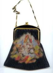 Whiting and Davis Scenic Mesh Purse