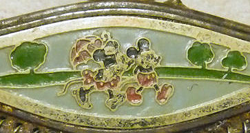 Close-up of Minnie and Mickey