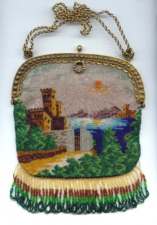 Scenic Beaded Purse