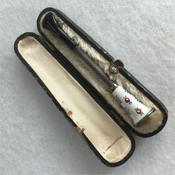 Sterling Silver Bakelite Cigarette Holder