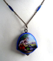 Bucherer Enamel Guilloche Watch