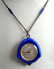 Bucherer Enamel Guilloche Watch