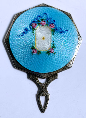 Sterling Silver Purse Mirror