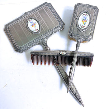 Enamel Guilloche Set