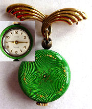Enamel Guilloche Watch