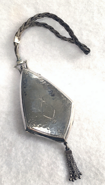 Sterling Silver Jeweled Vanity Case