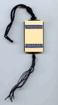 Ivory Jeweled Celluloid Vanity