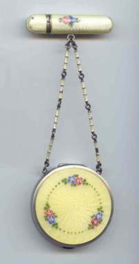 Sterling Silver Enamel Guilloche Tango