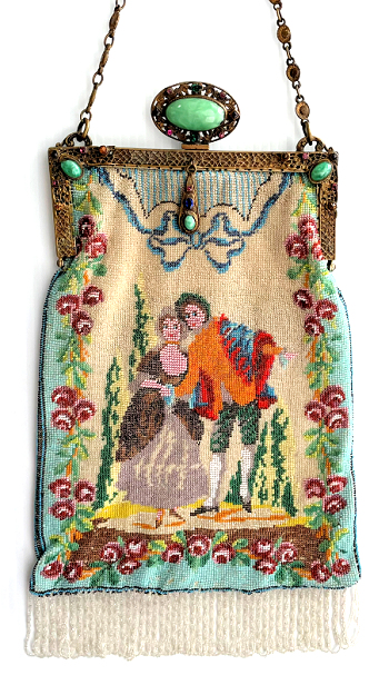 Figural Beaded Purse