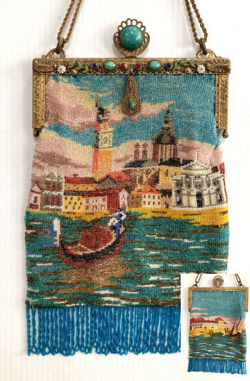 Scenic Beaded Purse