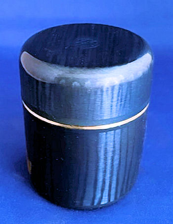 Enamel Guilloche Covered Jar
