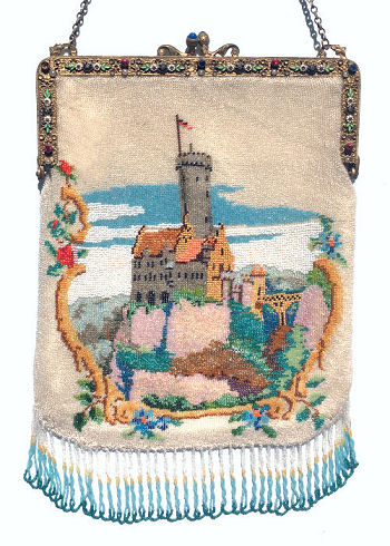 Scenic Beaded Purse