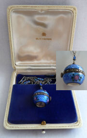 Bucherer Enamel Guilloche Ball Watch