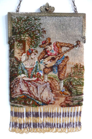 Figural Beaded Purse