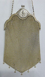 Alpaca Silver Mesh Purse