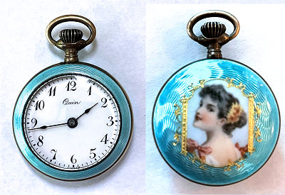 Figural Pendant Watch