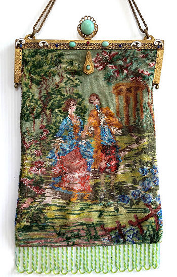 Figural Beaded Purse