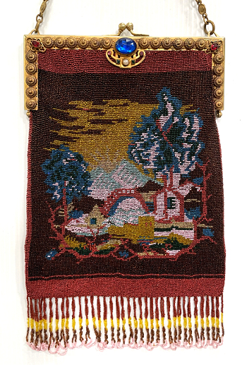 Scenic Beaded Purse
