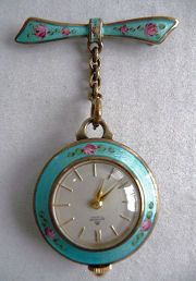 Bucherer Enamel Guilloche Watch