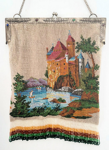Scenic Beaded Purse
